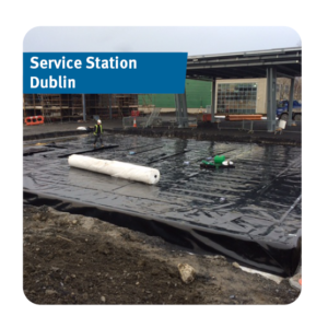 Stormwater Attenuation Tank installed for a Service Station in Dublin