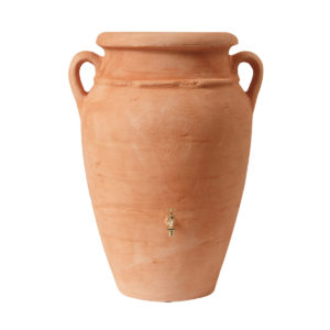 Antique Amphora 600 Litres Terracotta Rainwater Barrel (tap included)
