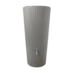 Linus 2In1 Water Tank 220 Litres, Zink Grey (tap included)
